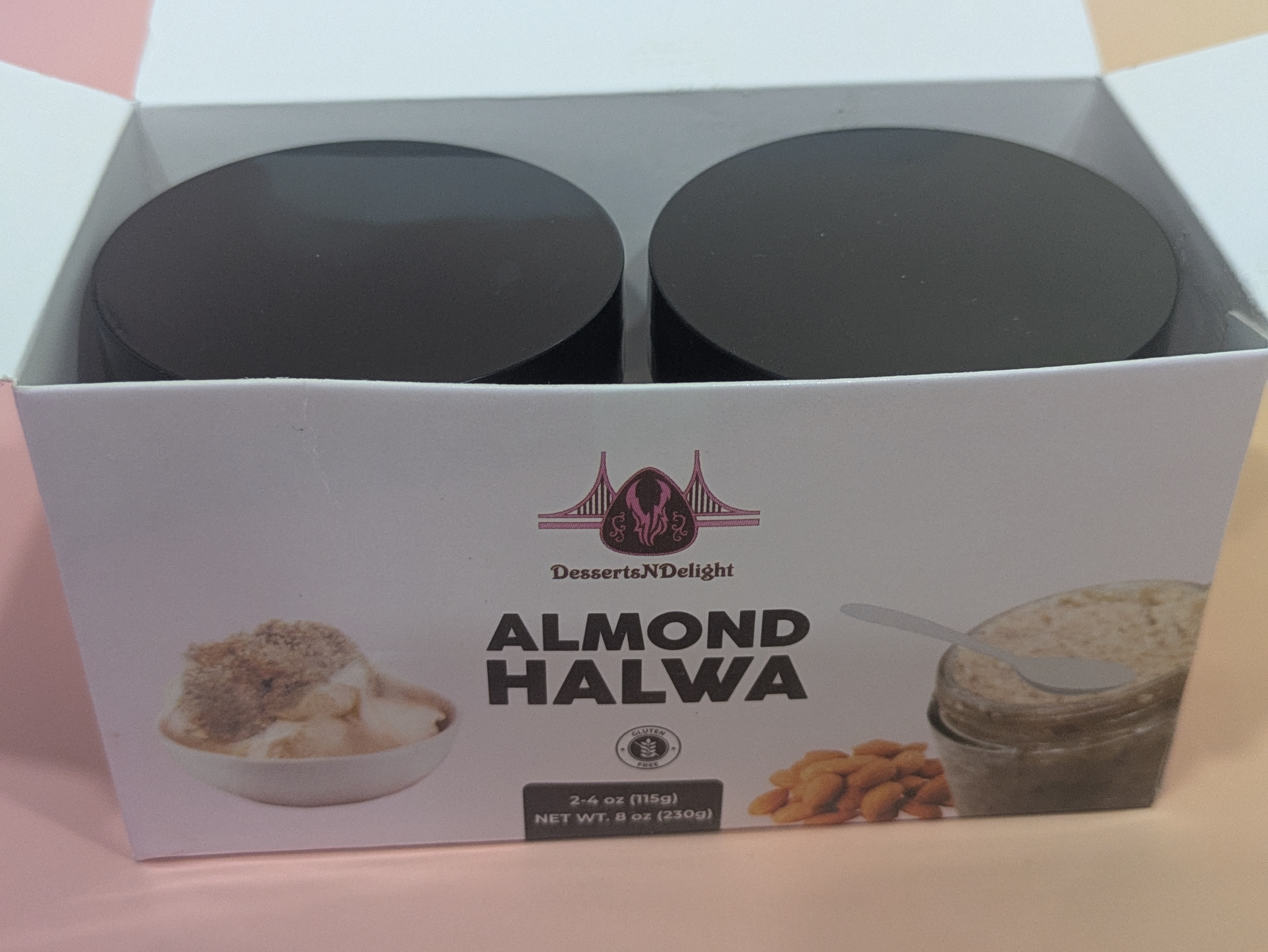 Rose Almond Halwa — floral South Asian artisan dessert gluten-free vegan wholesale