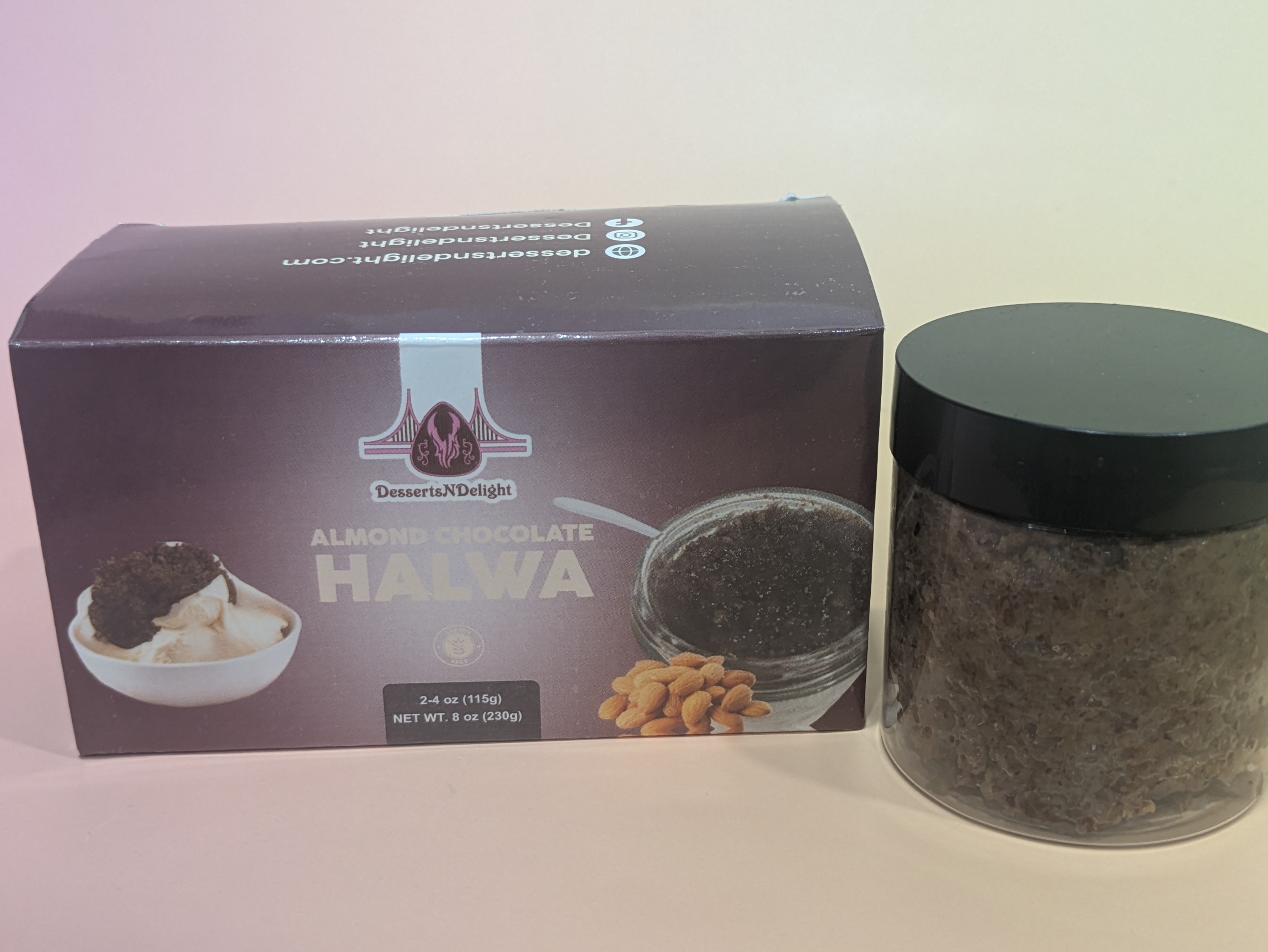 Chocolate Almond Halwa — rich vegan gluten-free dessert corporate gifting Bay Area