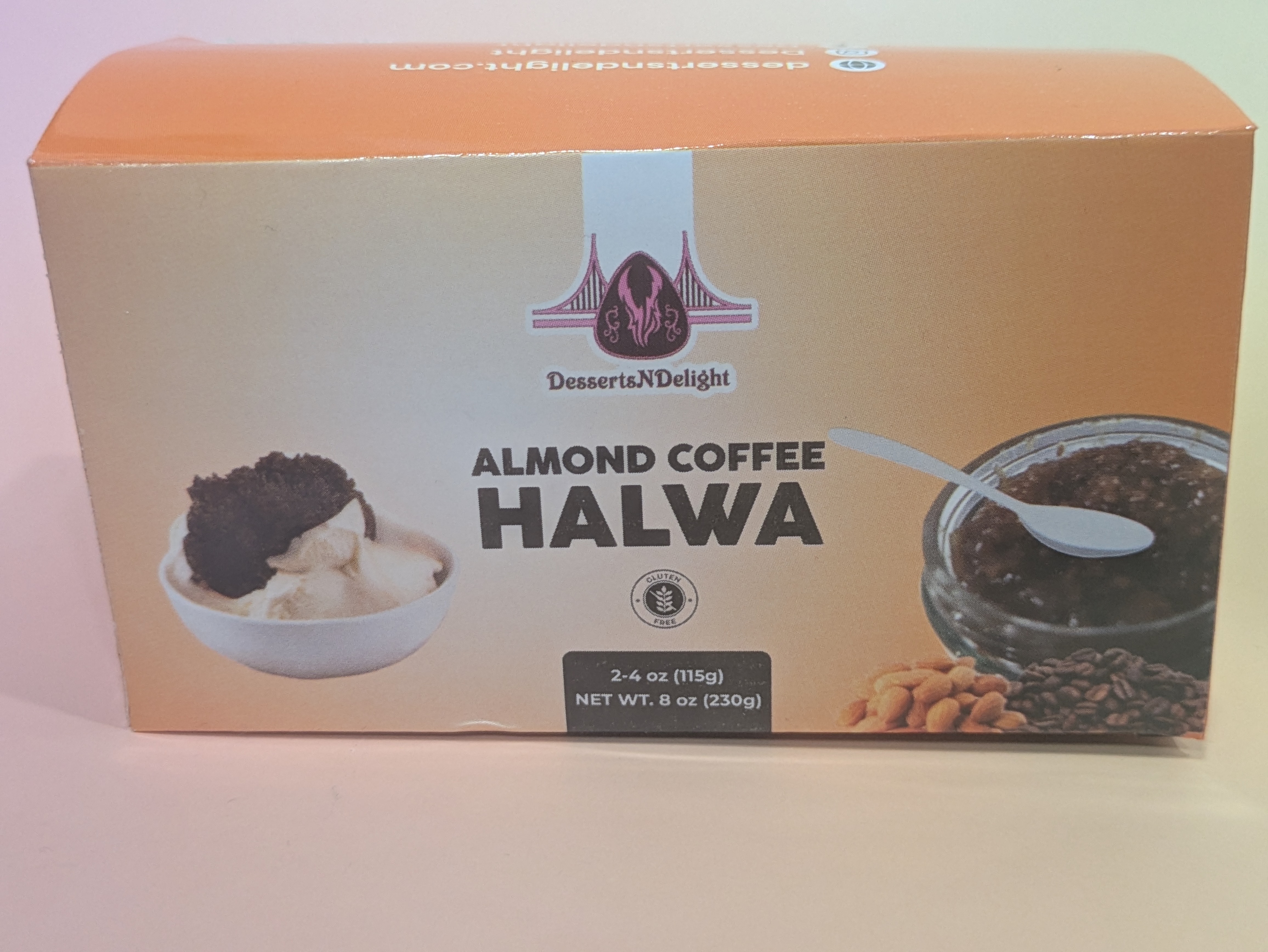 Coffee Almond Halwa — artisan gluten-free vegan dessert SF Bay Area wholesale