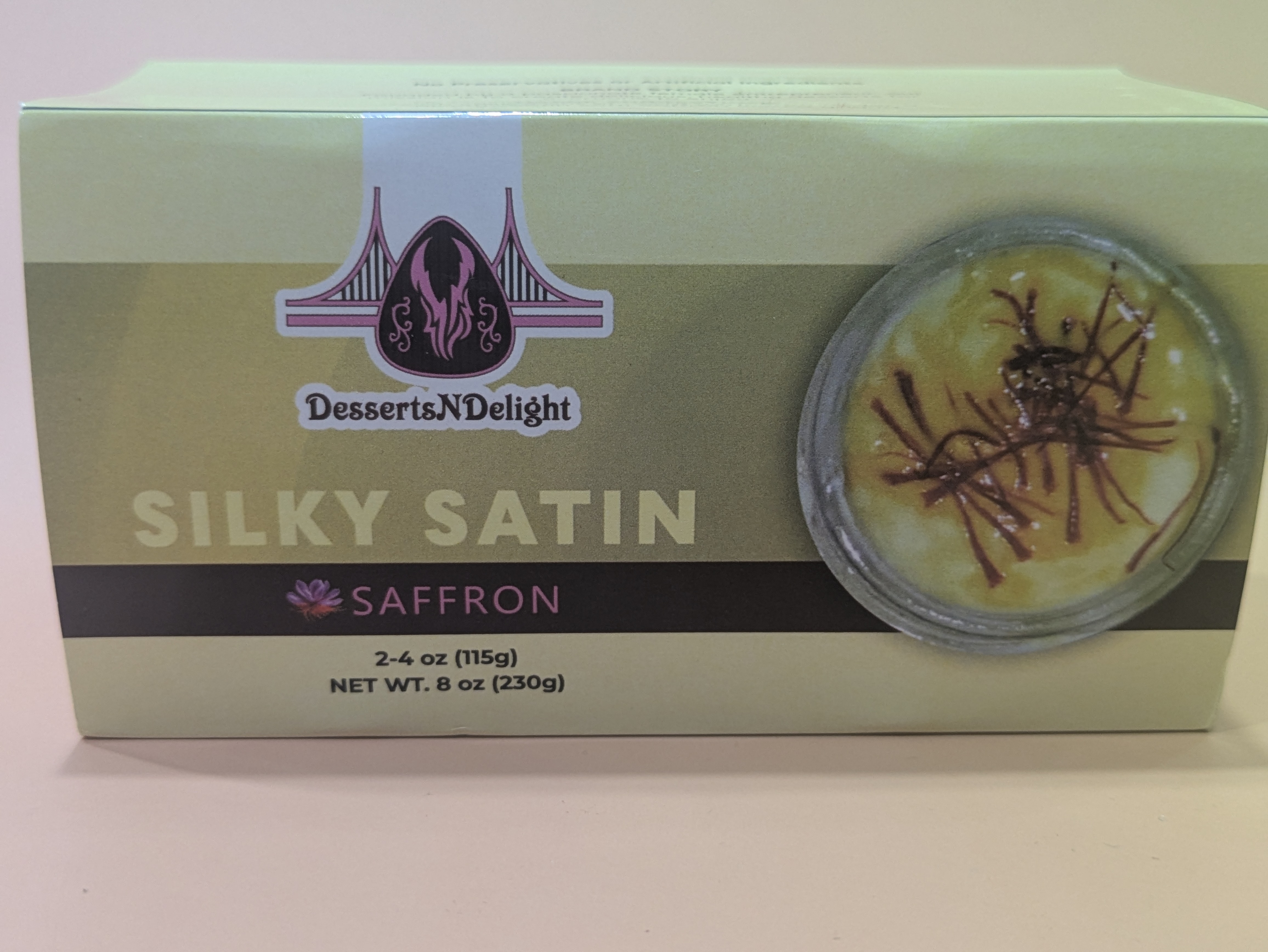 Saffron Yogurt — premium wellness dessert gluten-free vegan Bay Area